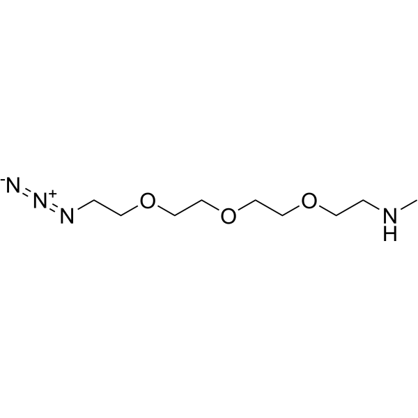 Methylamino-PEG3-azide Chemical Structure