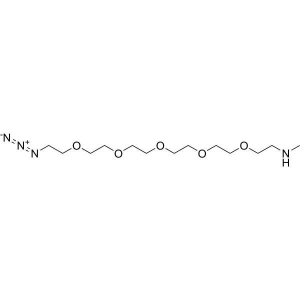 <em>Methylamino</em>-PEG5-azide