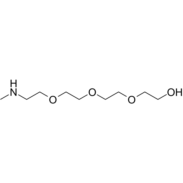 Hydroxy-PEG4-methylamine Chemical Structure