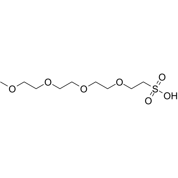 m-PEG4-sulfonic acid Chemical Structure