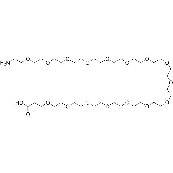 Amino-PEG16-acid Chemical Structure