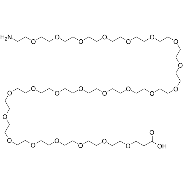 Amino-PEG23-acid Chemical Structure