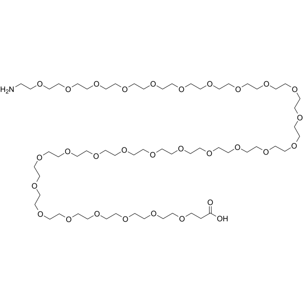 Amino-PEG28-acid Chemical Structure