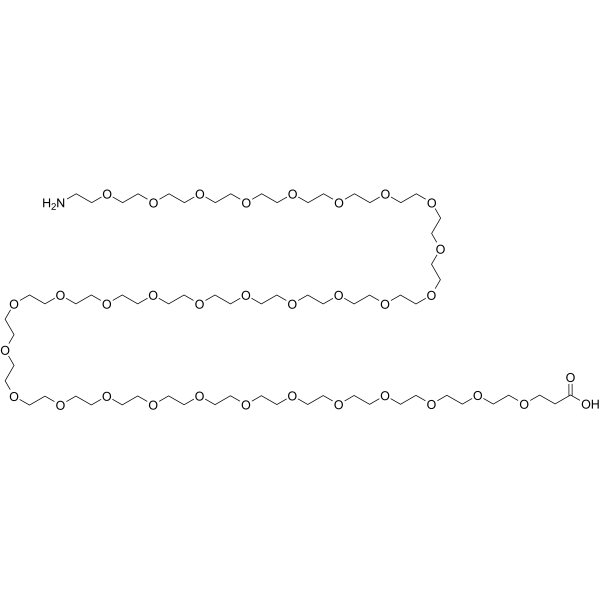 Amino-PEG32-acid Chemical Structure
