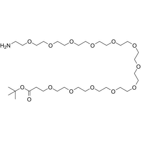 Amino-PEG12-Boc Chemical Structure