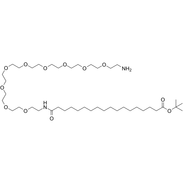 Amino-PEG9-amido-C16-Boc