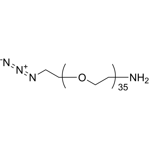 Azido-PEG35-amine Chemical Structure