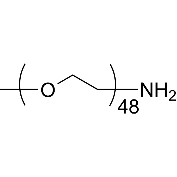 m-PEG48-amine Chemical Structure