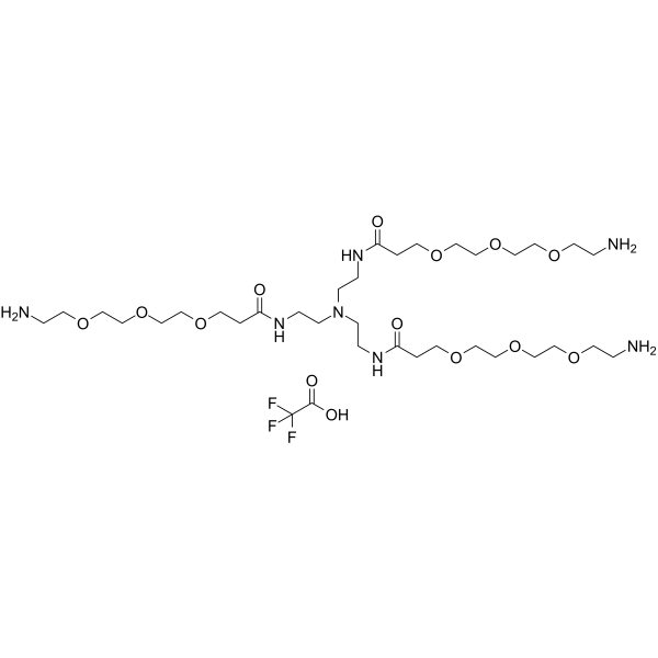 Tri(Amino-PEG3-amide)-amine TFA Chemical Structure