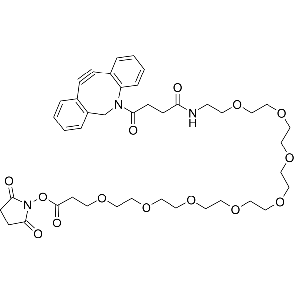 DBCO-PEG8-NHS ester Chemical Structure