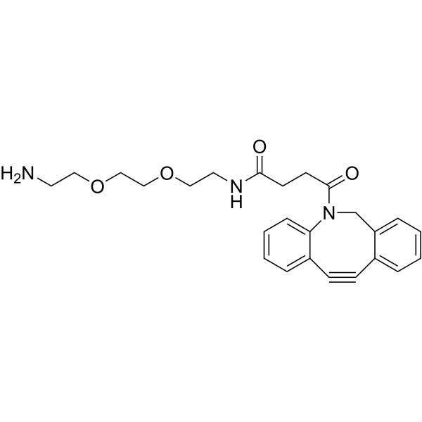 DBCO-PEG2-amine Chemical Structure
