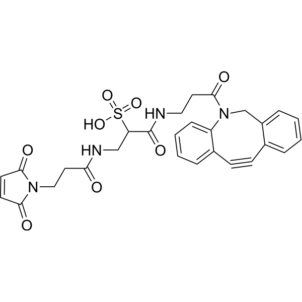 Mal-Sulfo-DBCO Chemical Structure