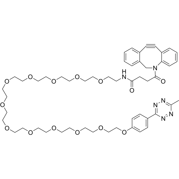 Methyltetrazine-PEG12-DBCO Chemical Structure