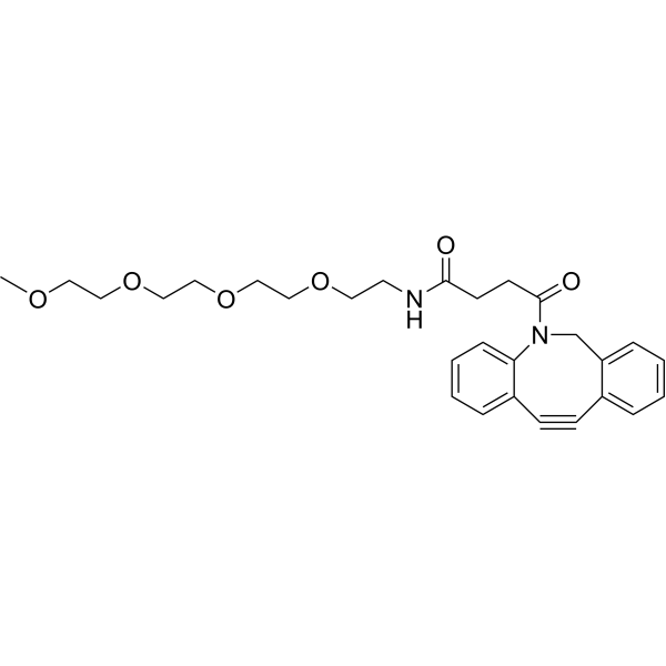 m-PEG4-NH-DBCO Chemical Structure