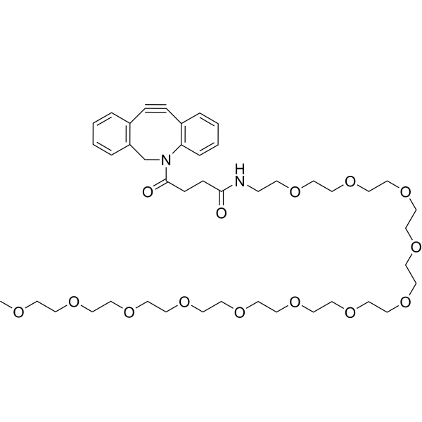 m-PEG12-DBCO Chemical Structure
