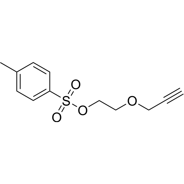 Propargyl-PEG2-Tos Chemical Structure