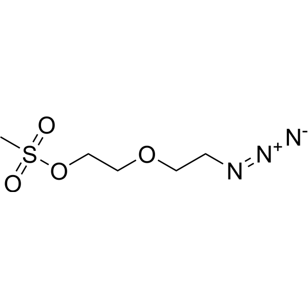 Azide-PEG2-MS Chemical Structure