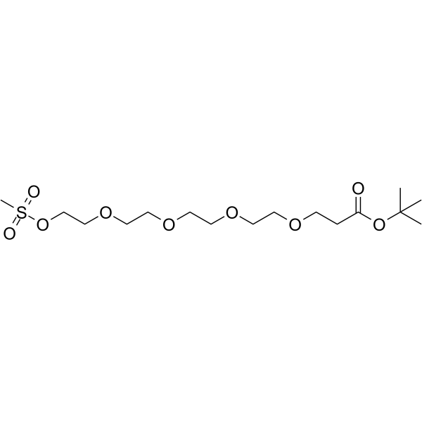 Ms-<em>PEG</em>5-t-butyl ester