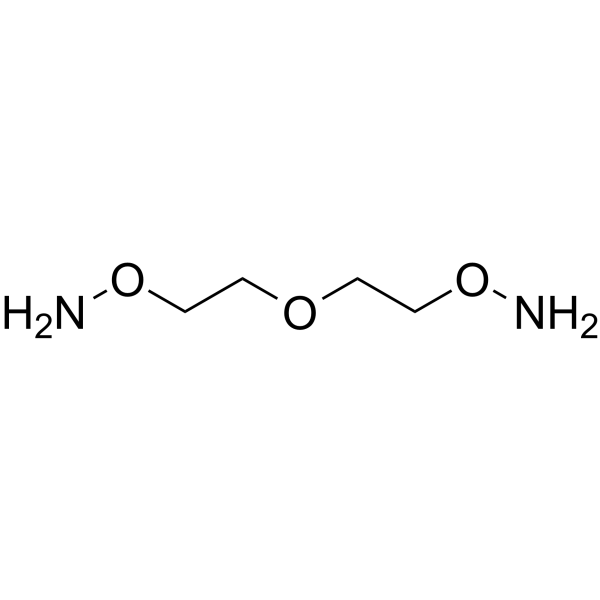 Bis-aminooxy-PEG1 Chemical Structure