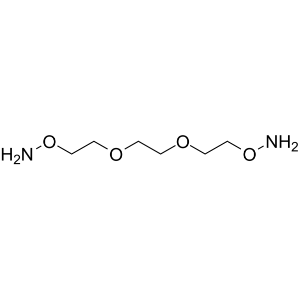 Bis-aminooxy-PEG2 Chemical Structure