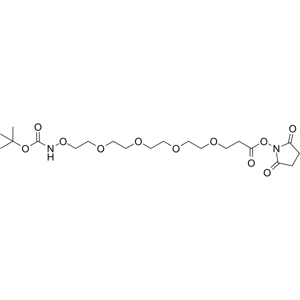 t-Boc-Aminooxy-PEG4-NHS ester