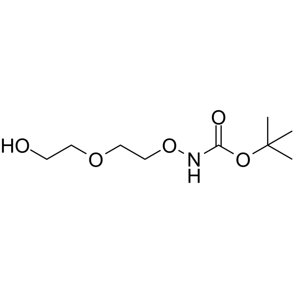 Boc-Aminooxy-PEG2 Chemical Structure