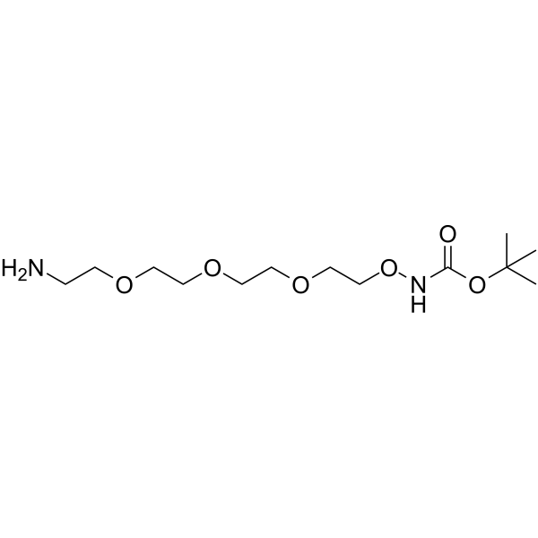 Boc-Aminooxy-PEG3-C2-NH2 Chemical Structure