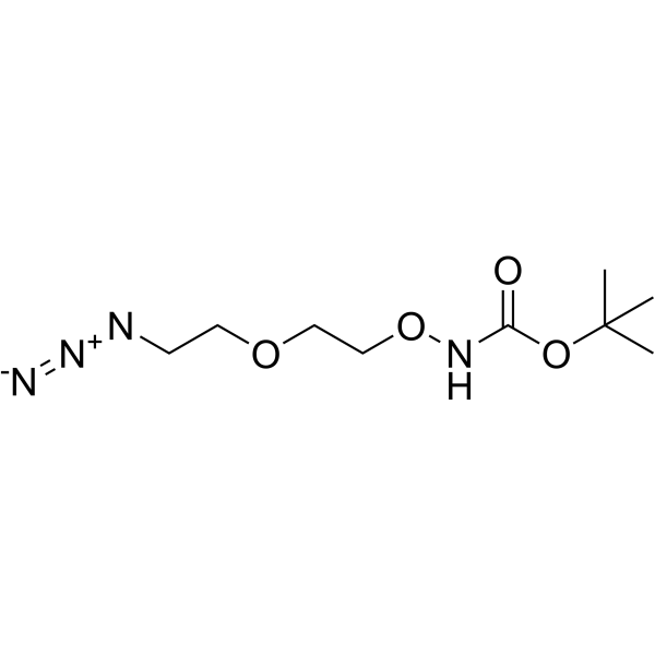 Boc-Aminooxy-PEG1-azide Chemical Structure