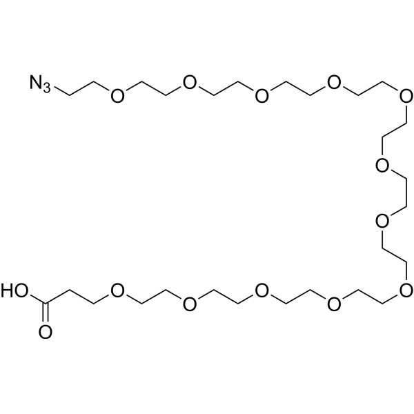 Azido-PEG12-acid Chemical Structure