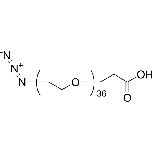 Azido-PEG36-acid Chemical Structure
