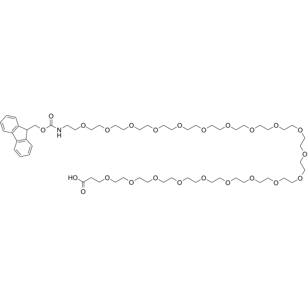 Fmoc-N-PEG20-acid Chemical Structure