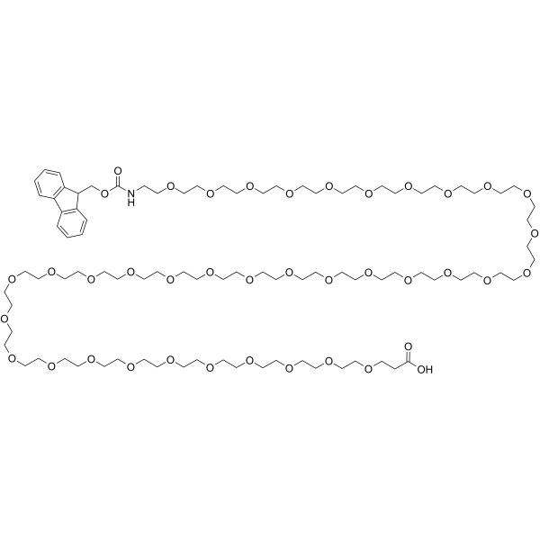 Fmoc-N-PEG36-acid Chemical Structure