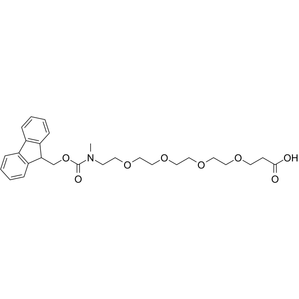Fmoc-NMe-PEG4-C2-acid Chemical Structure