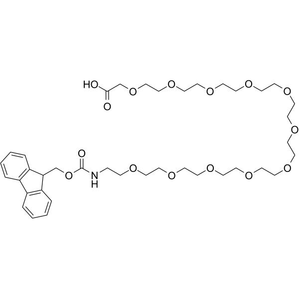 Fmoc-NH-PEG11-CH2COOH Chemical Structure