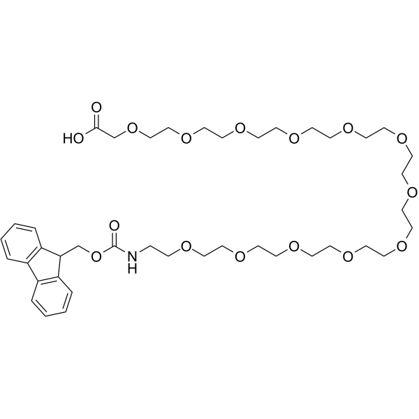 Fmoc-NH-PEG12-CH2COOH Chemical Structure