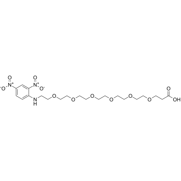 DNP-PEG6-acid Chemical Structure