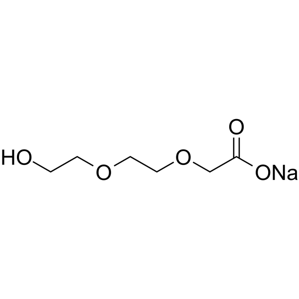 Hydroxy-PEG2-CH2COONa Chemical Structure