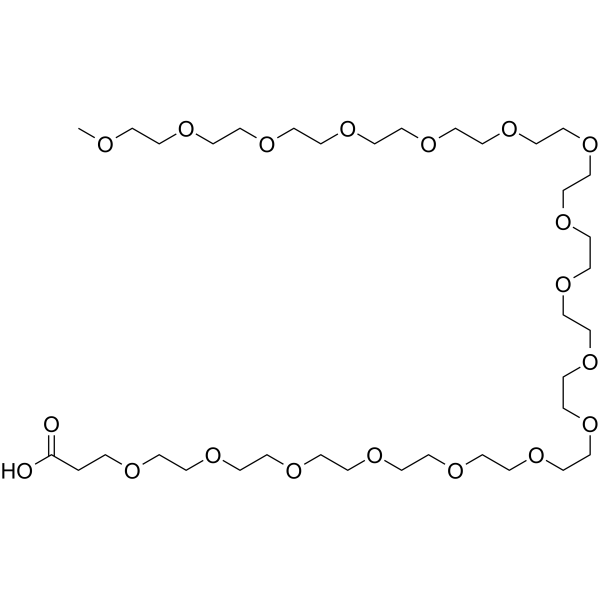 m-PEG17-acid Chemical Structure