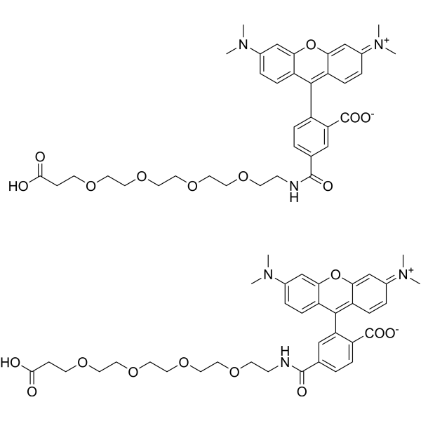 TAMRA-PEG4-acid Chemical Structure