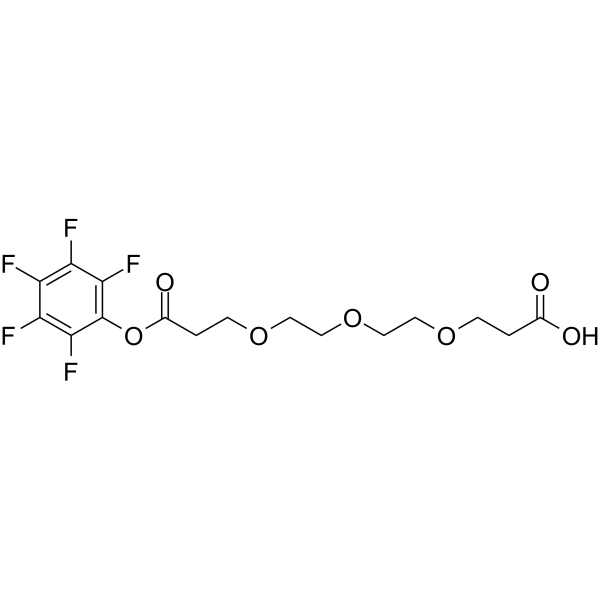 Acid-PEG3-PFP ester Chemical Structure