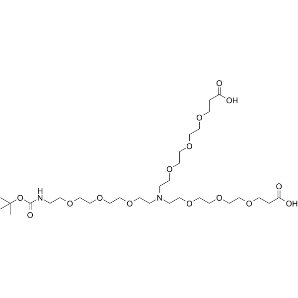 <em>N</em>-(Boc-PEG3)-N-bis(PEG3-acid)