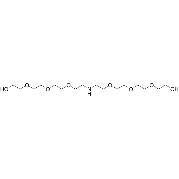 NH-bis-PEG4 Chemical Structure