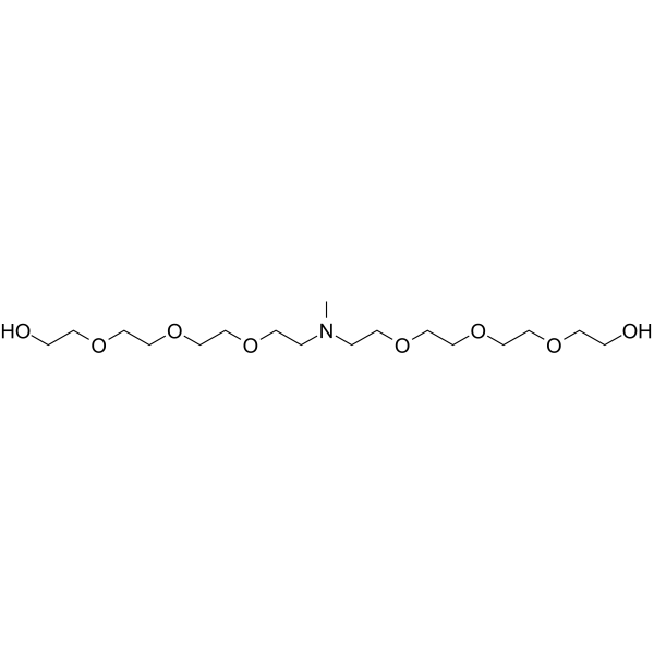 N-Me-N-bis-PEG4 Chemical Structure