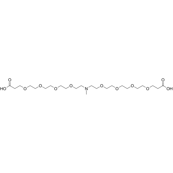 N-Me-N-bis(PEG4-acid) Chemical Structure