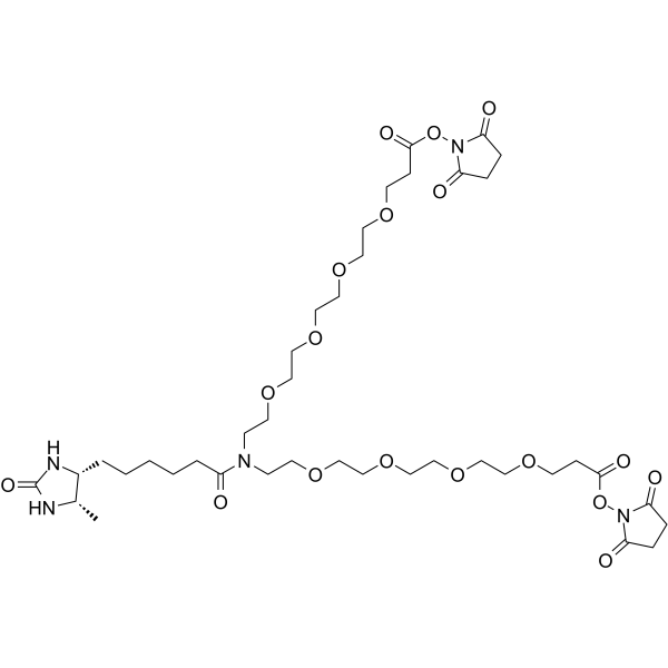 N-Desthiobiotin-N-bis(<em>PEG</em>4-NHS ester)