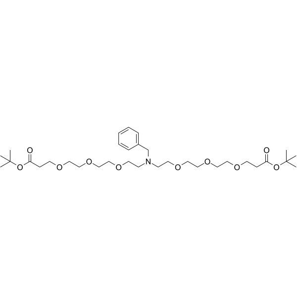 Benzyl-N-bis(PEG3-Boc)