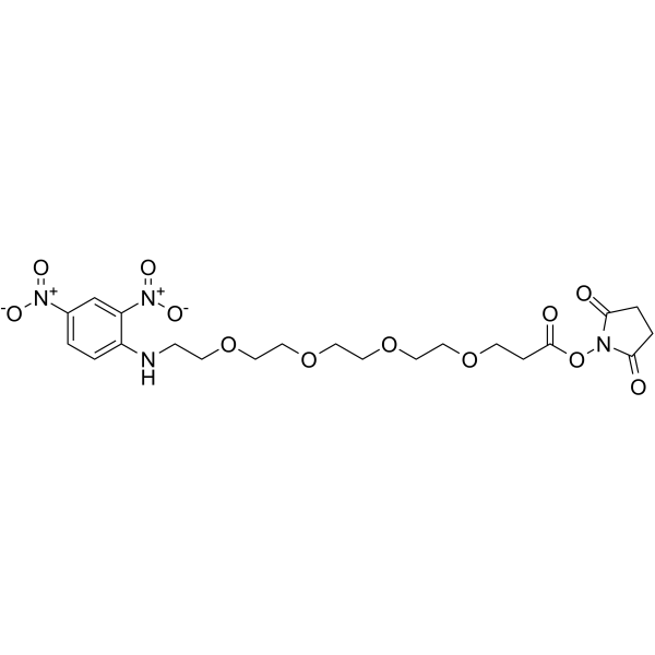 DNP-PEG4-NHS ester Chemical Structure