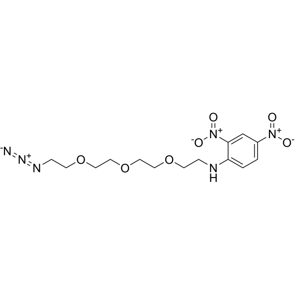 DNP-PEG3-azide Chemical Structure