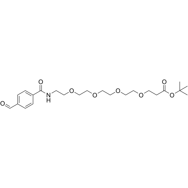 Ald-Ph-PEG4-Boc Chemical Structure
