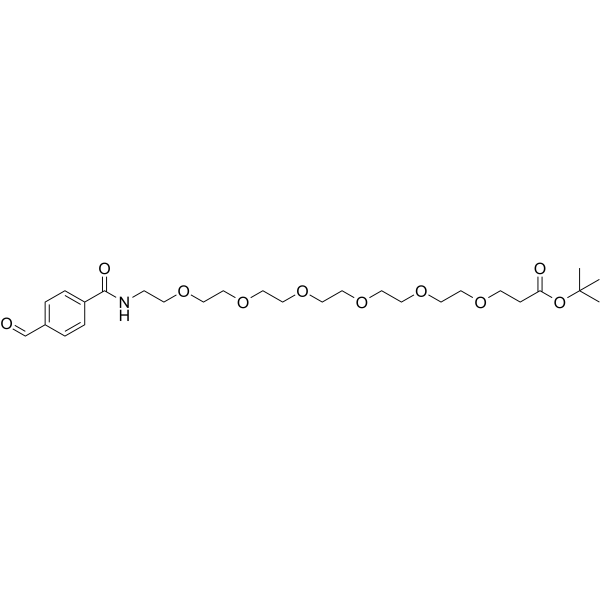 Ald-Ph-PEG6-Boc Chemical Structure